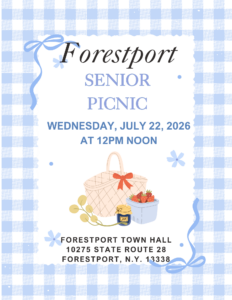 blue and white illustrative summer picnic flyer (4)